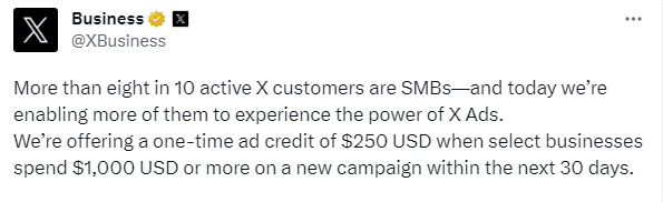 Twitter X ads